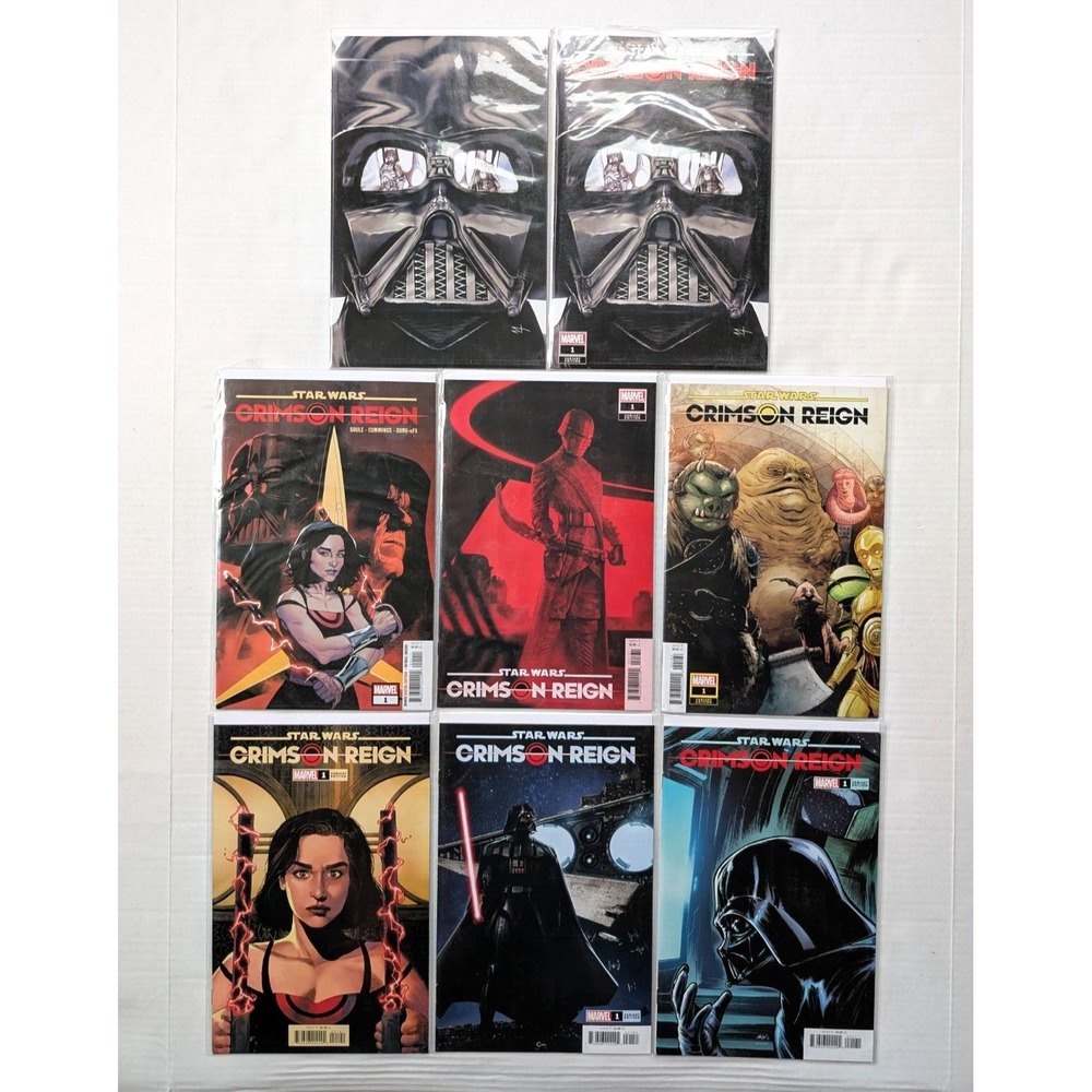 Star Wars Crimson Reign #1 Variant Cover Lot of 6 Comics Marco Turini Virgin
